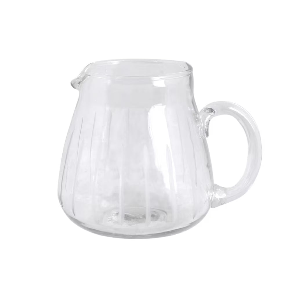 Pichet en verre - Strié