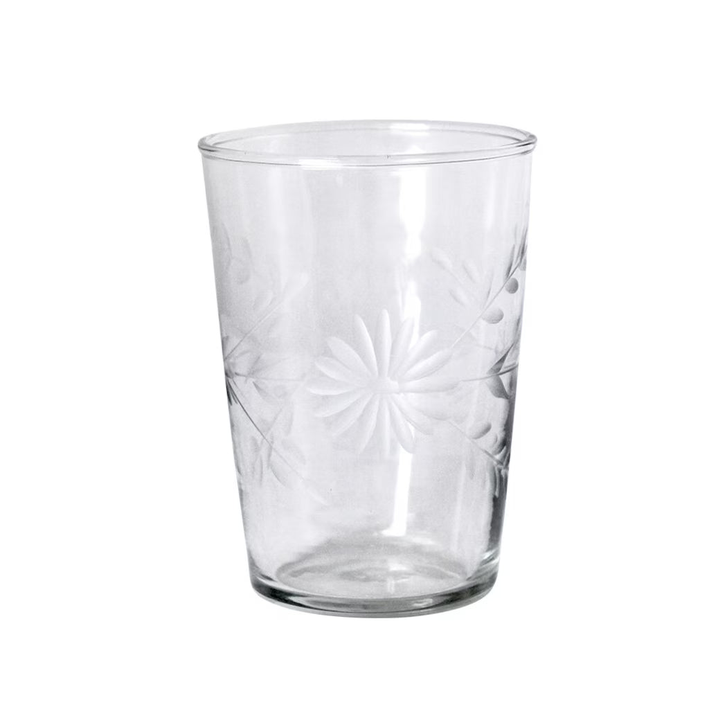 Verre en verre - Floral