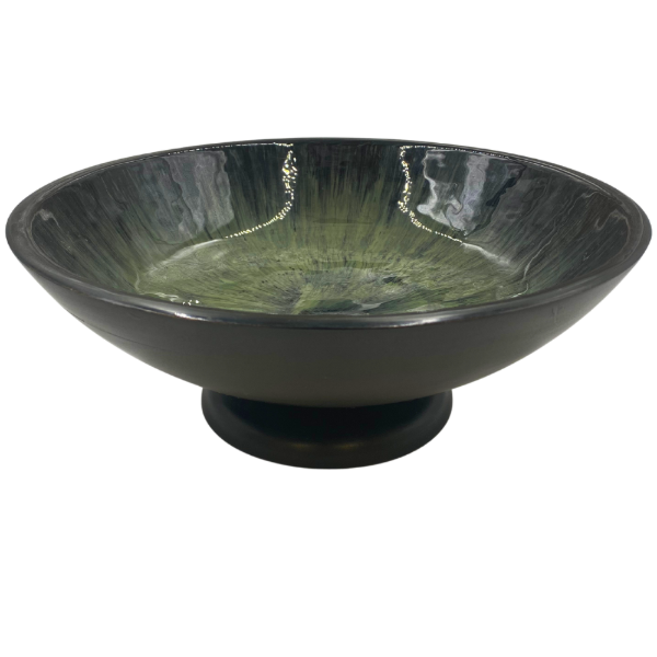 Bol sur pied - Vert olive