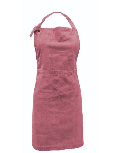 tablier coton bordeau