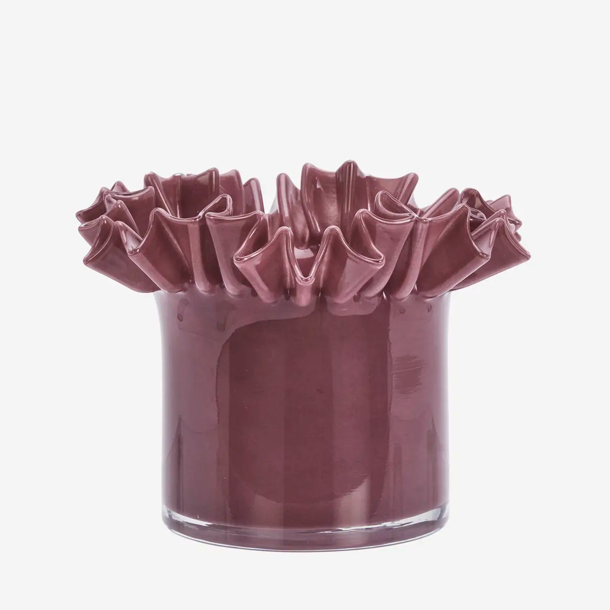 Vase bas - Plum