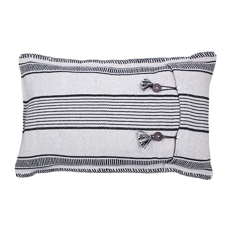 coussin rayé