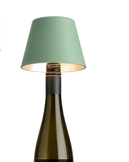 lampe bouteille top vert