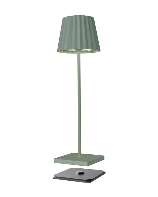 Lampe plissée - Vert