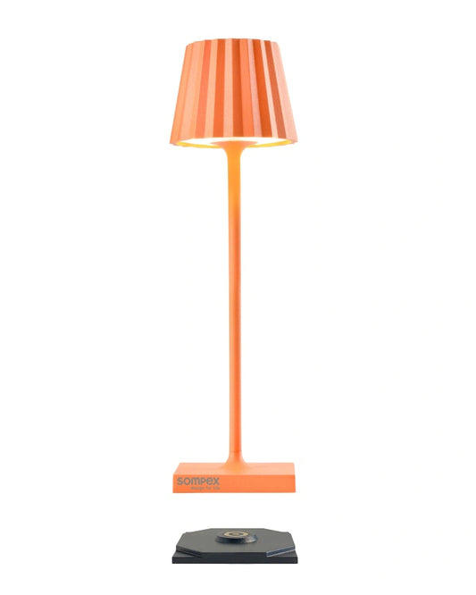 Petite lampe plissée - Orange