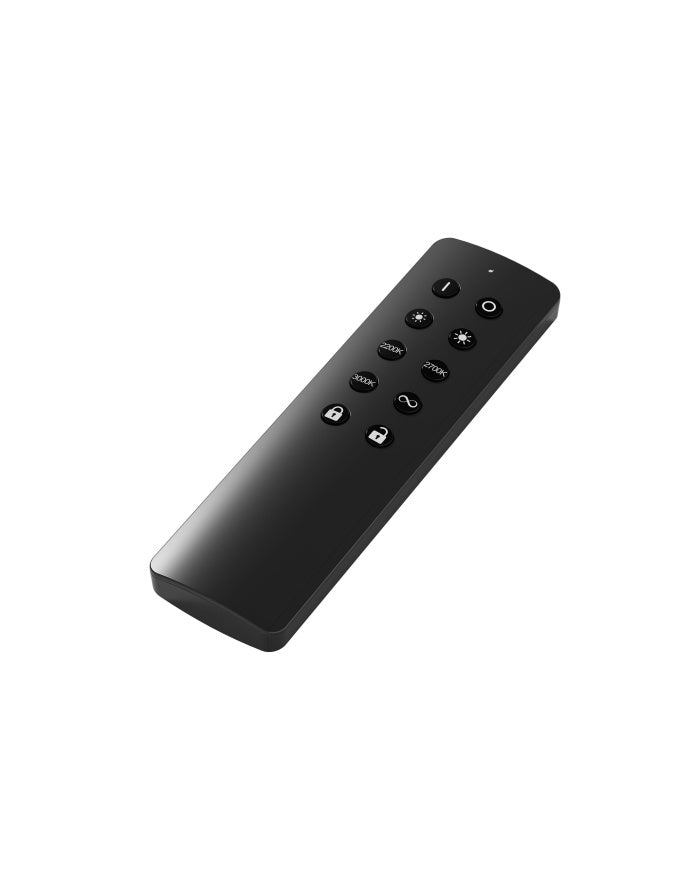 Télécommande pour lampe plissée