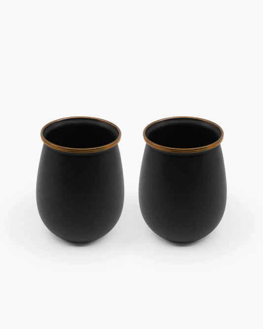 Tasse émaillé - Charbon
