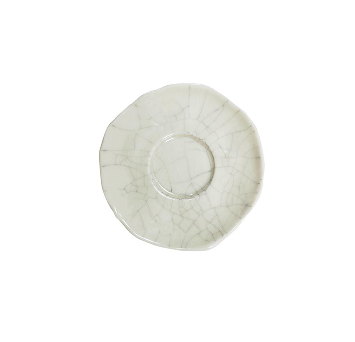 Tasse et sous tasse - Quartz craquelé