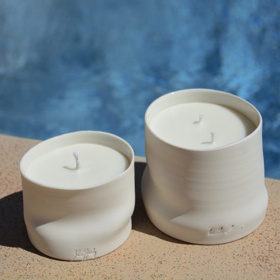 Bougies en porcelaine