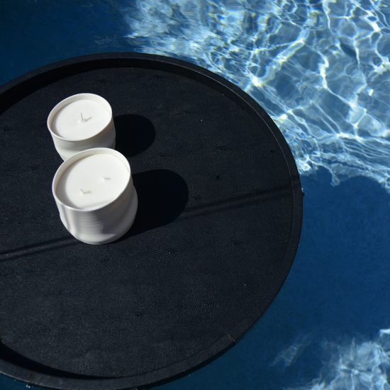 Bougies en porcelaine