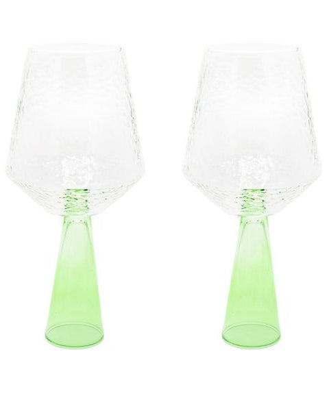 Verre à vin Claude - Vert