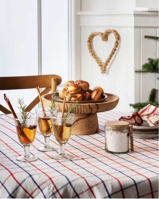 Plateau sur pied en bois