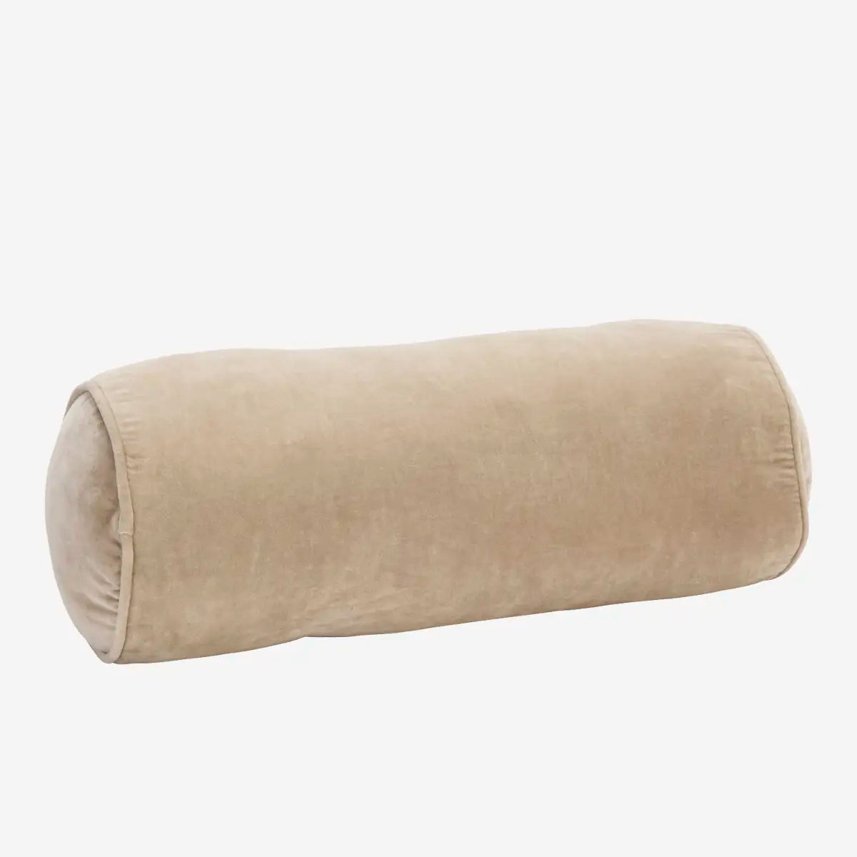 Traversin en velours - taupe