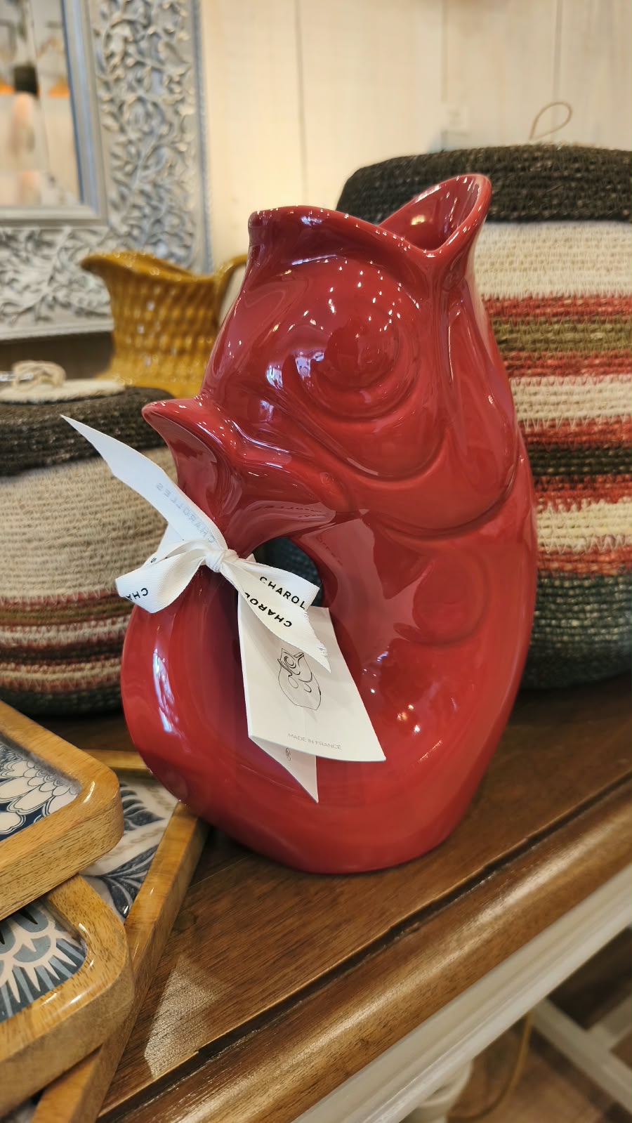 Carafe Glouglou - Rouge rivoli