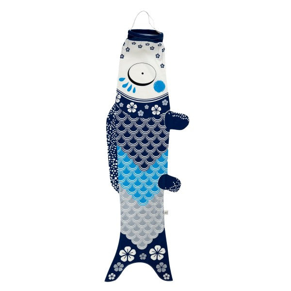 Carpe japonaise Grand Bleu en coton bio