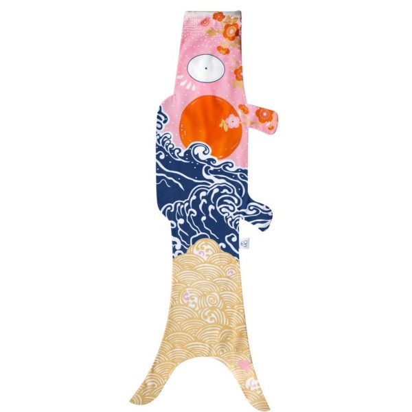 Carpe japonaise Kokoro Nami en coton bio