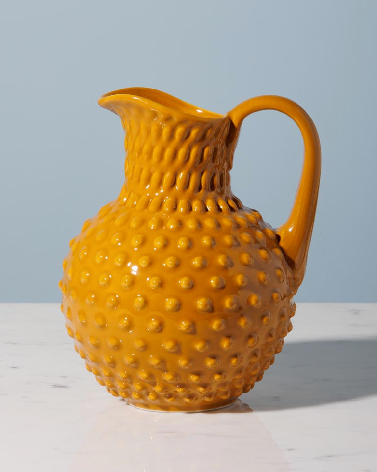carafe pointe diamant ocre