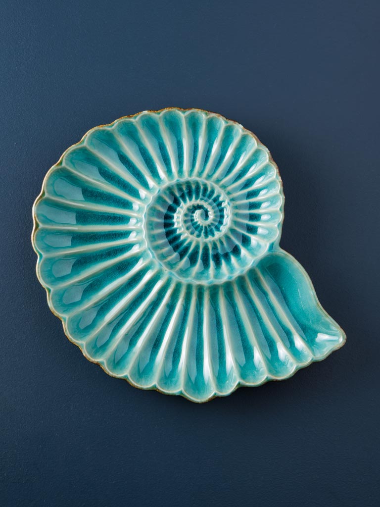 Assiette coquillage rond