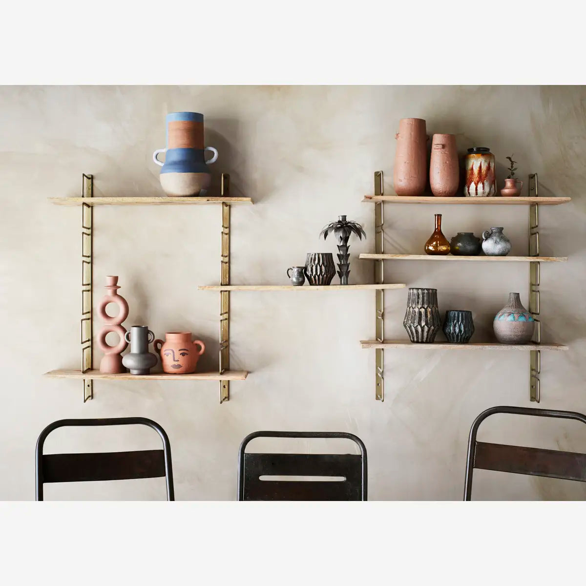 Etagère métal et bois