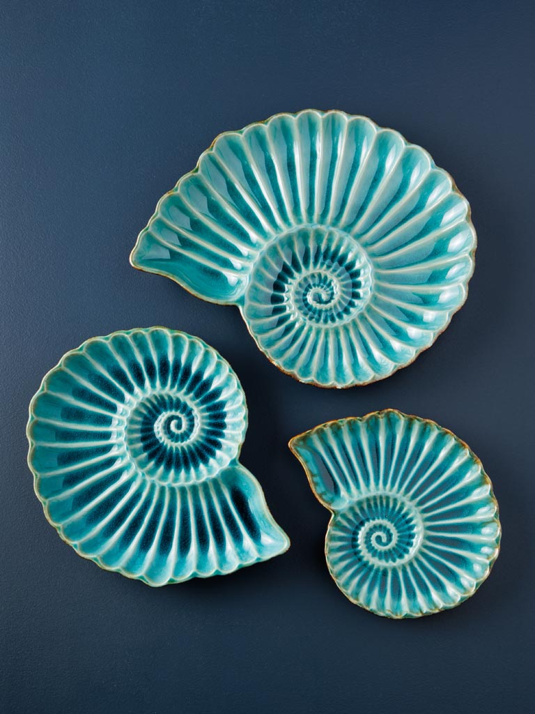 Assiette coquillage rond