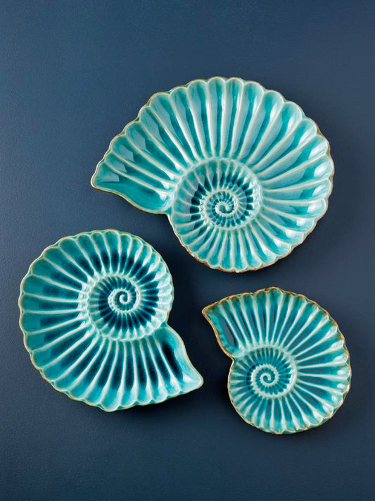 Assiette coquillage rond