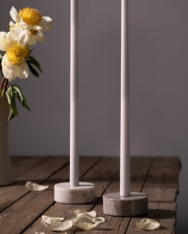 support en marbre chandelle éternelle