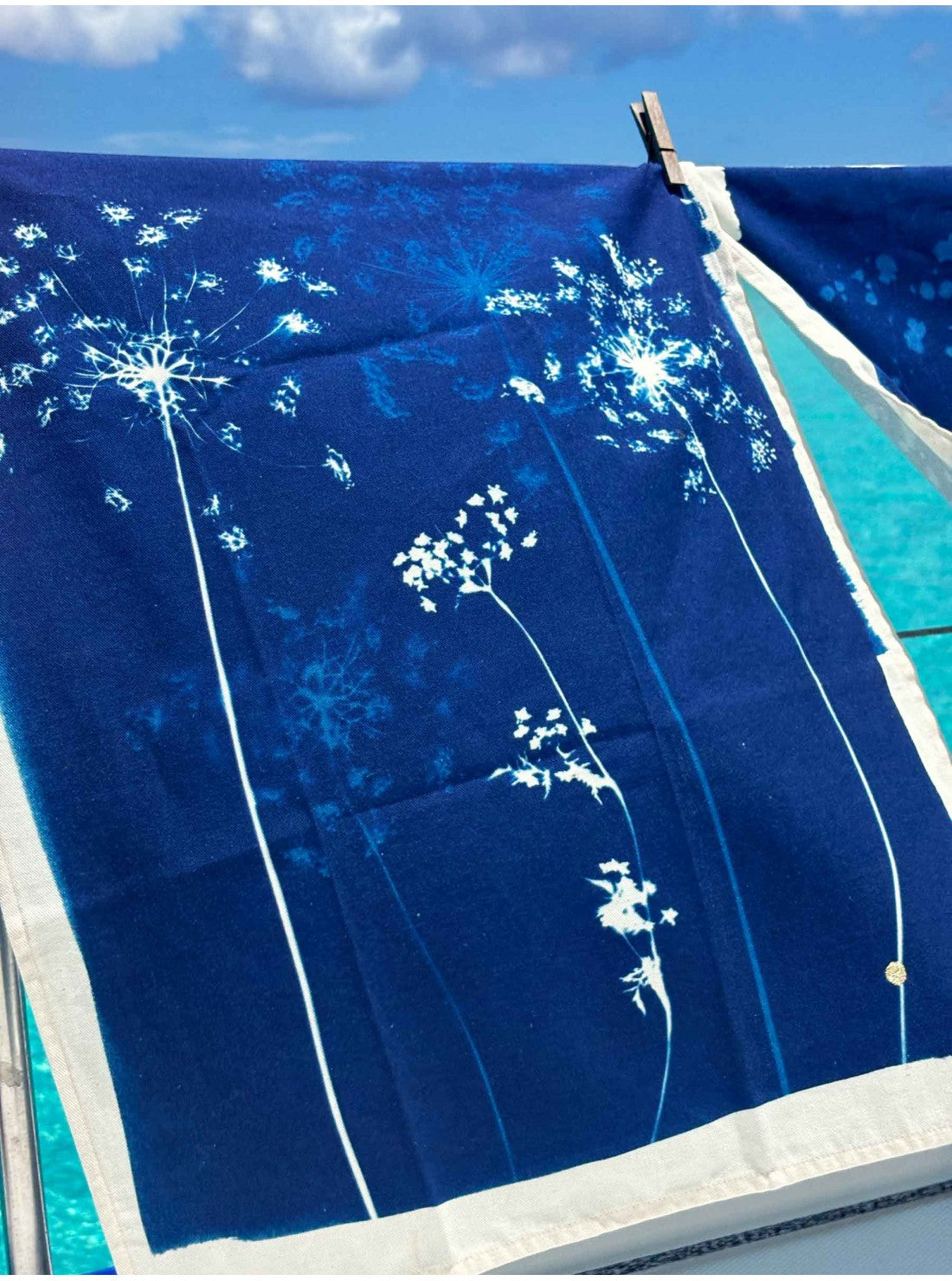 Torchon Fleurs de carotte