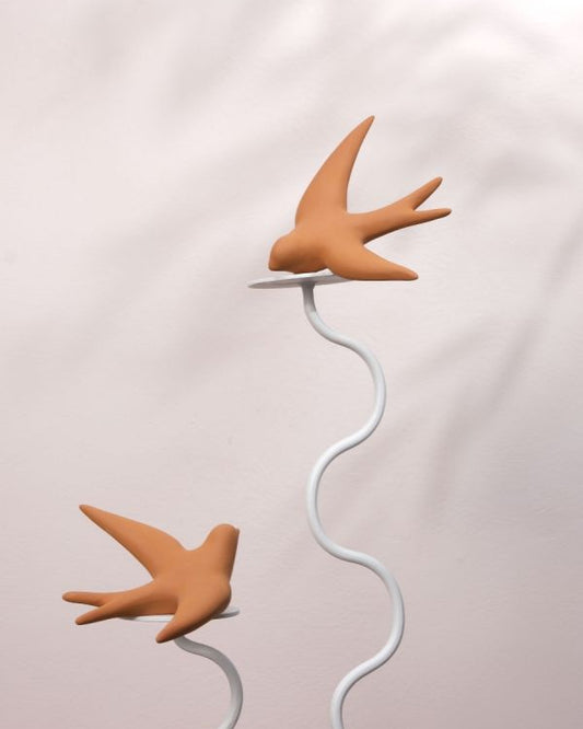 Hirondelle en céramique - Terracotta