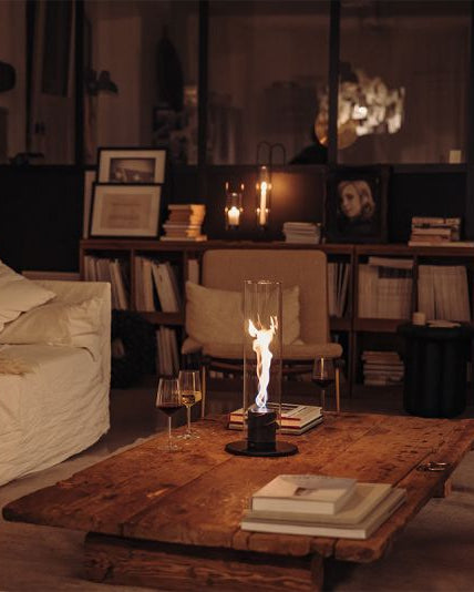 Feu de table - Noir