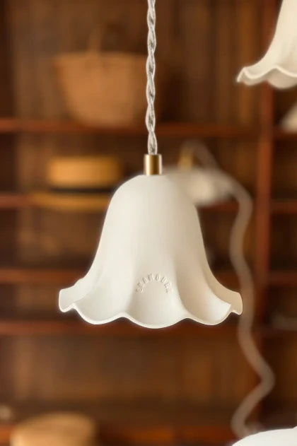 Petite suspension - Lili - Porcelaine biscuit