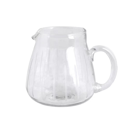 Pichet en verre - Strié
