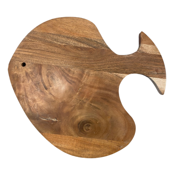 Planche en bois poisson