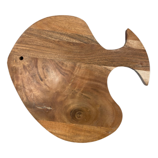 Planche en bois poisson