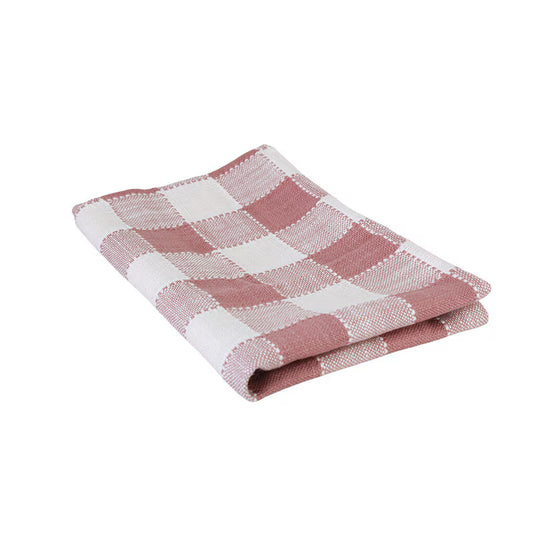 Torchon - blanc et rose
