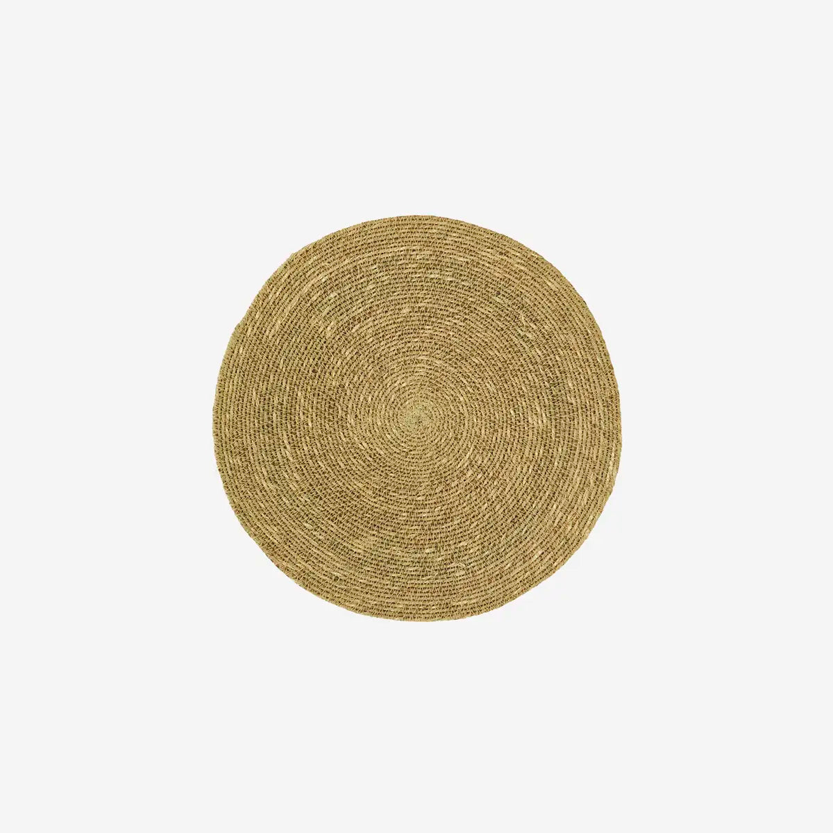 Set de table rond en jonc de mer