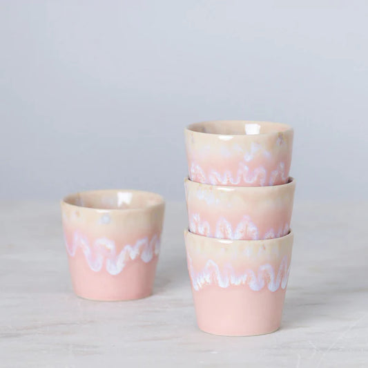Tasse à expresso en céramique - Rose