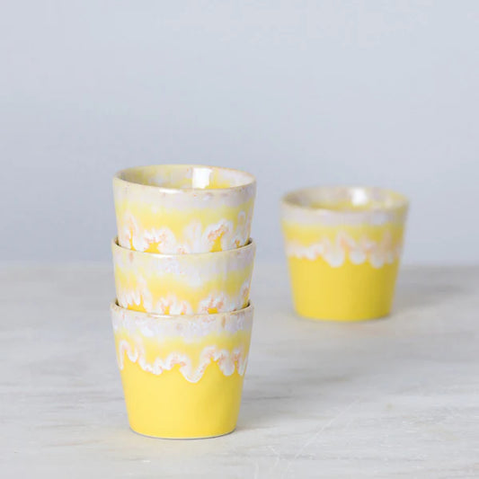 Tasse à expresso en céramique - Jaune