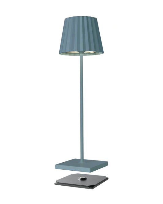 Lampe plissée - Bleu