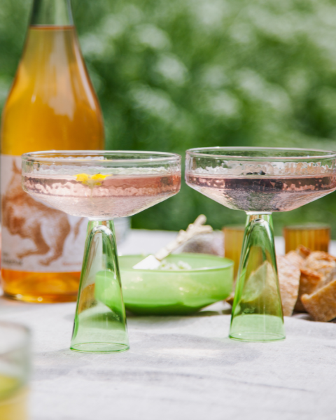 Coupe à champagne - Vert