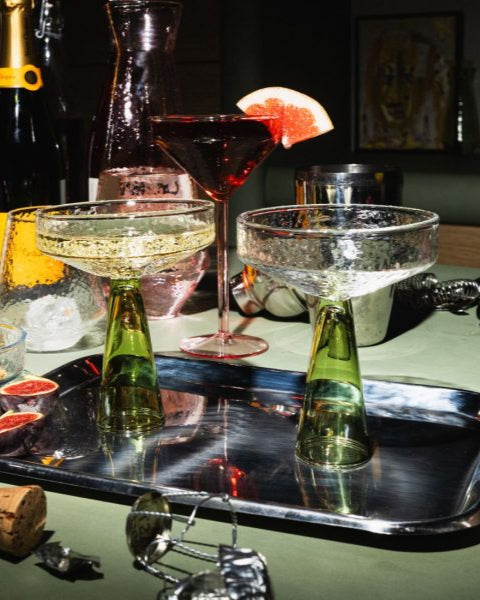 Coupe à champagne - Vert