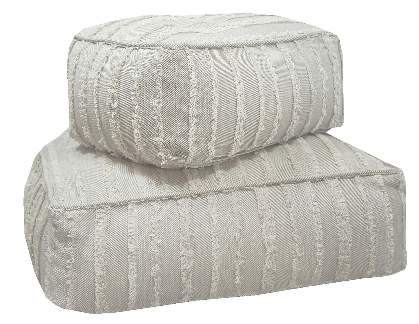 Pouf à franges