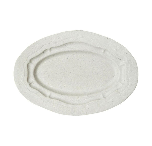 Plat ovale - Sable brillant