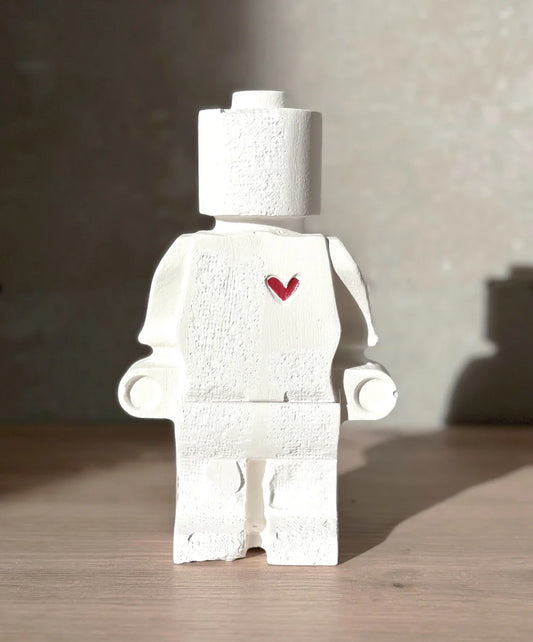 Donneur d'amour - blanc coeur rouge