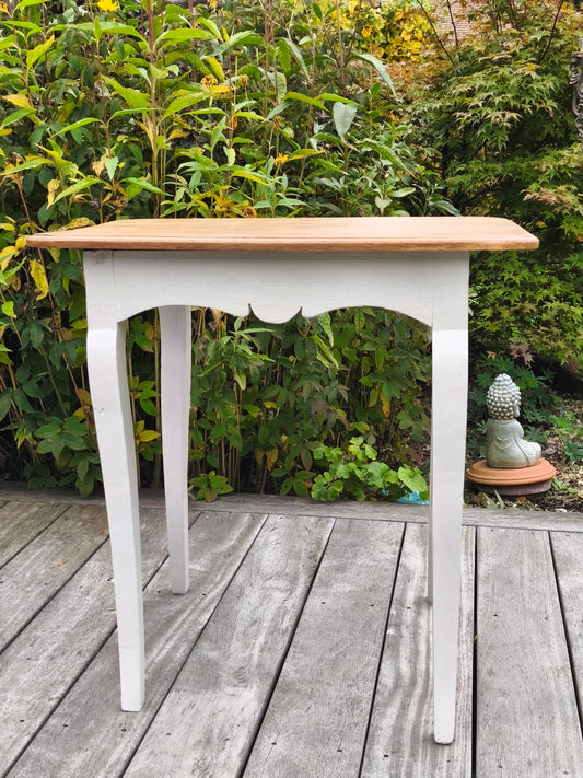 Table lait d'amande et bois