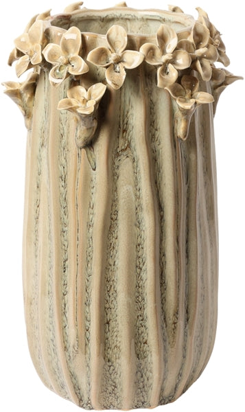 Vase pétales - olive