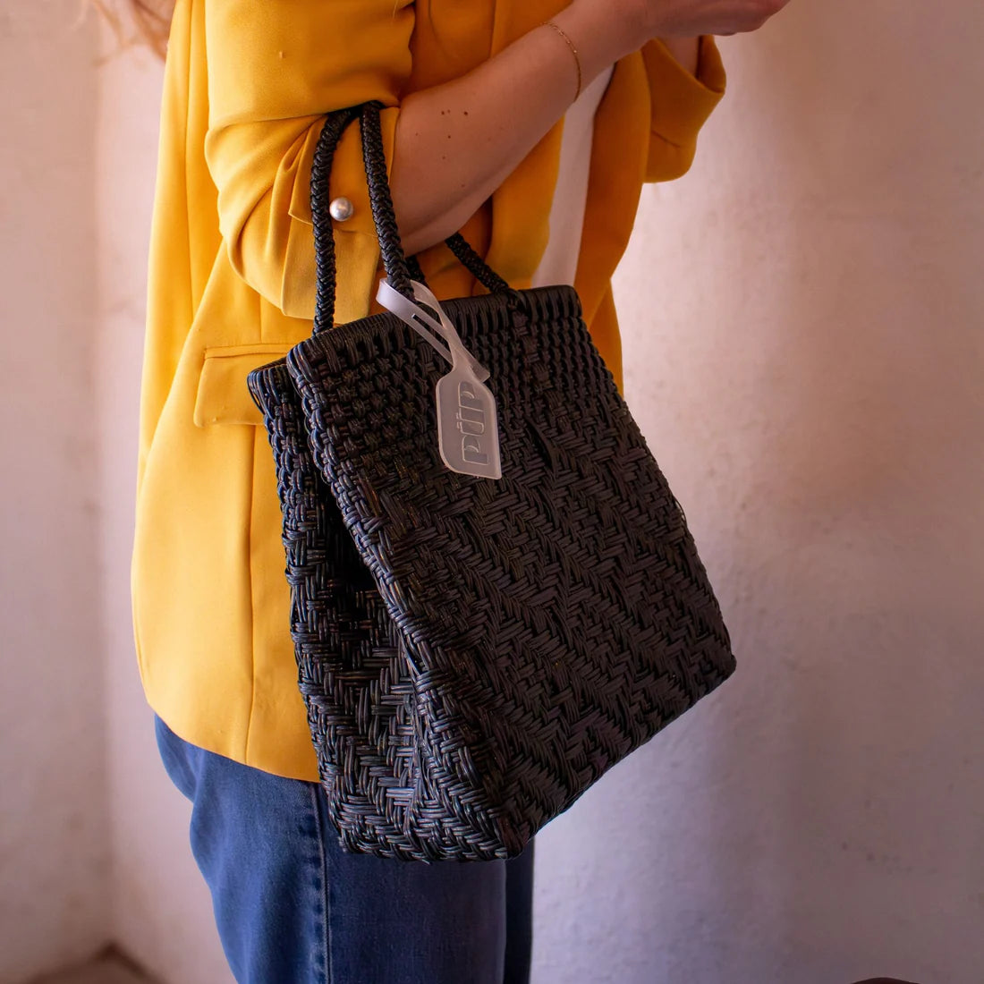 Sac en plastique recyclé - Charbon