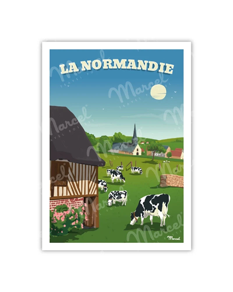 Carte postale - La normandie