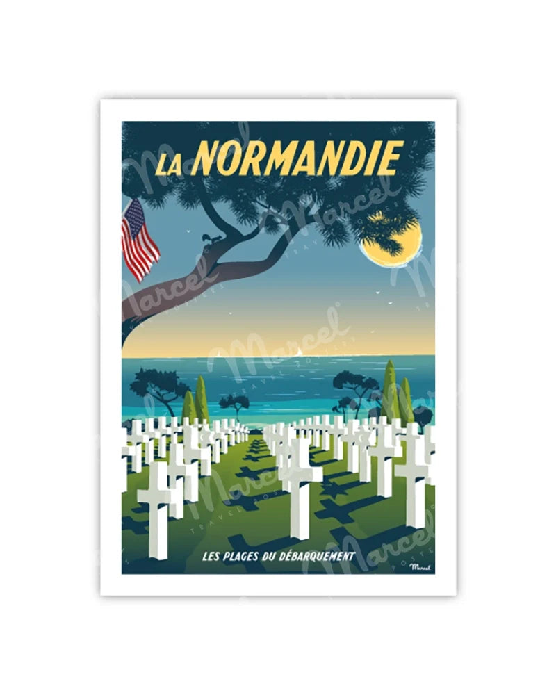 Carte postale - Plage du débarquement
