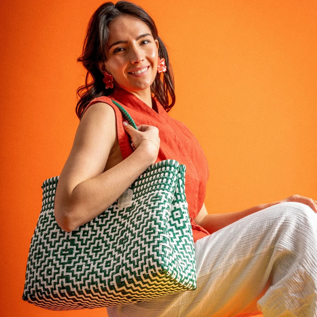 Sac en plastique recyclé - Coco jade
