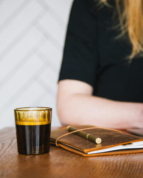 Verre à expresso - Ambre